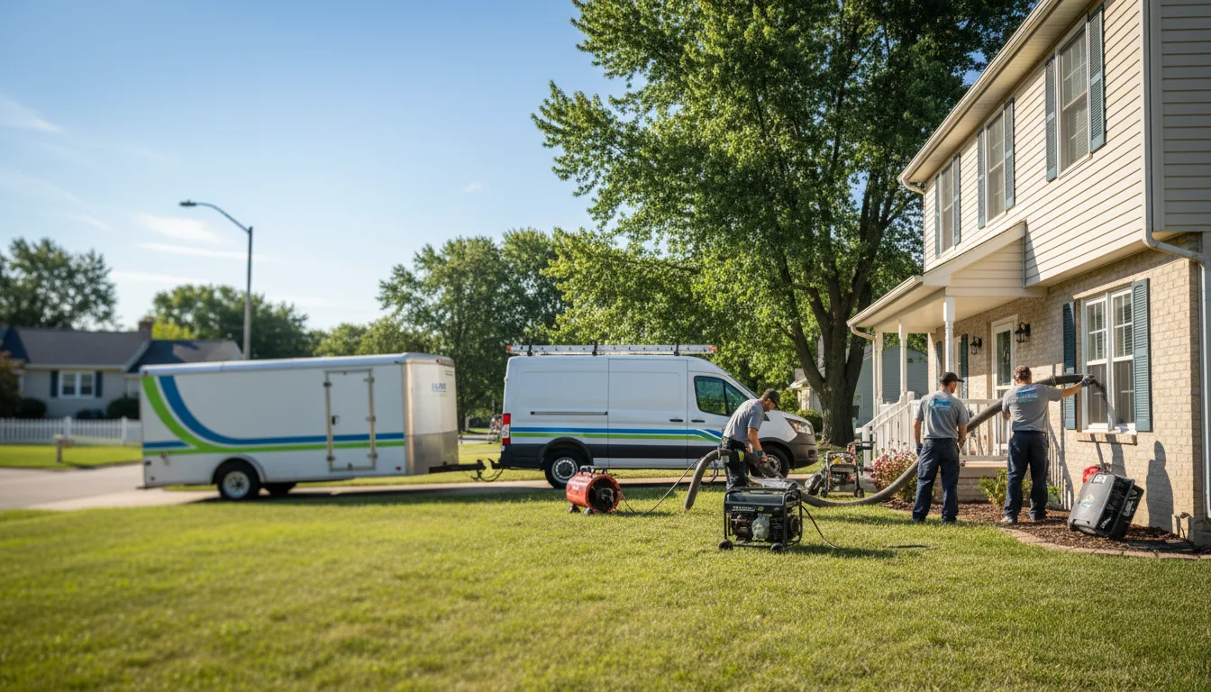 Flooded Basement Restoration And Cleanup With Repair in Dowling, MI near me